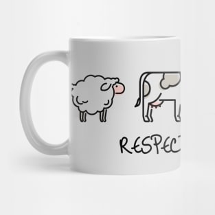 Respect all beings Mug